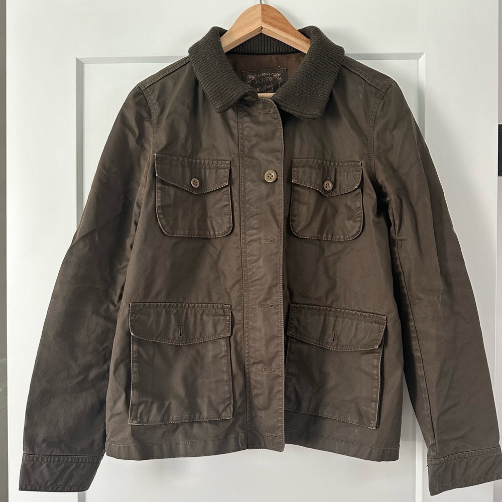 J.Crew Olive Utility Jacket